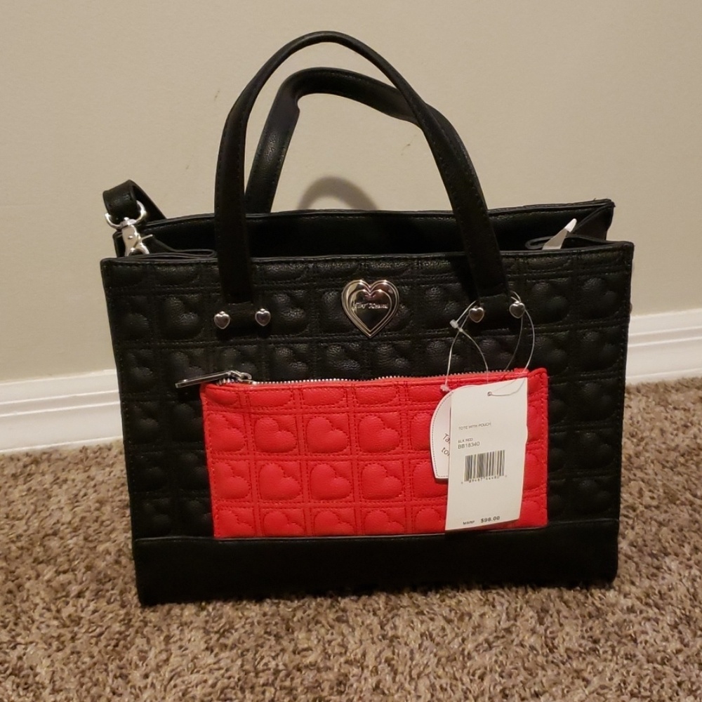 Betsey Johnson 2 way purse.